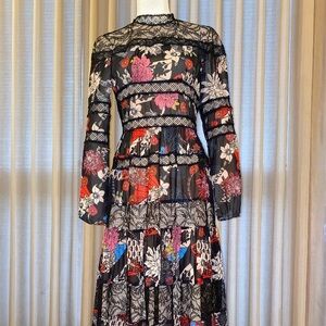 Floral Evening Gown.  Worn once.